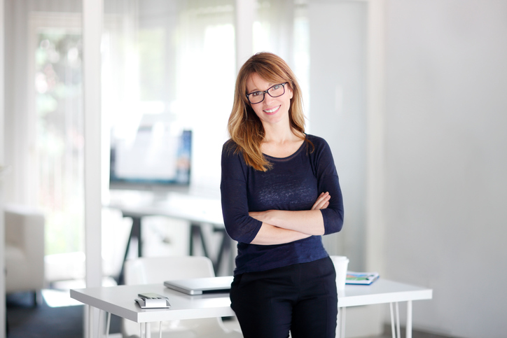 a female entrepreneur